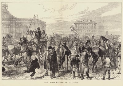 سوق الخيل في إيسلينجتون بواسطة Sir John Charles Robinson