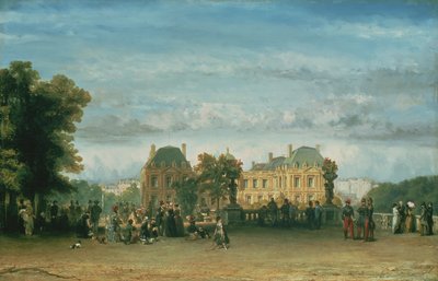 حدائق لوكسمبورغ ، 1849 (لوحة) بواسطة تشارلز روتشوسن