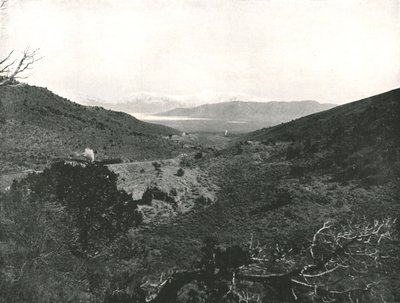 بحيرة يوتا من سيركل بوينت ، سولت ليك سيتي ، الولايات المتحدة الأمريكية ، 1895. بواسطة تشارلز روسكو سافاج
