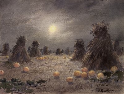 حصاد الخريف من ضوء القمر (مرحاض على ورق) بواسطة Charles Russell Loomis