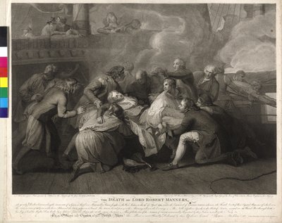اللورد روبرت مانرز (1758-1782) وفاة اللورد روبرت مانرز بواسطة تشارلز شيروين