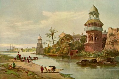دلهي - قصر الملوك من النهر ، 1840s ، 1901. بواسطة تشارلز ستيوارت هاردينج