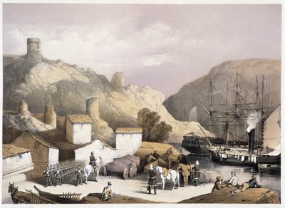 ميناء بالاكلافا في "سيباستوبول" بقلم Ch.Hardinge. ليثو بواسطة فنسنت بروكس ، د. لندن 1855 هنري جريفز. بواسطة تشارلز ستيوارت هاردينج