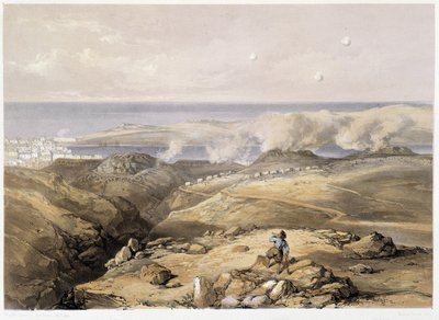 البطاريات الروسية في "" Sebastopol "" "بواسطة CH.Hardinge. ليثو بواسطة فنسنت بروكس ، د. لندن 1855 هنري جريفز. بواسطة تشارلز ستيوارت هاردينج