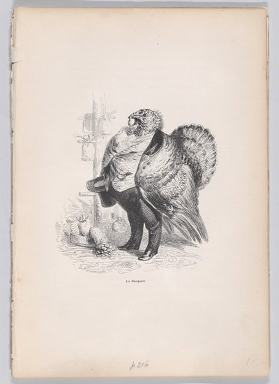 مصرفي من مشاهد من الحياة الخاصة والعامة للحيوانات ، كاليفورنيا. 1837-47. بواسطة شارل تميسير