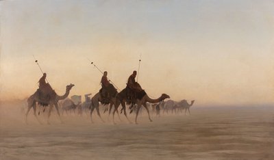 قافلة مكة الكبرى. بواسطة تشارلز تيودور فرير