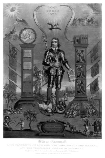 أوليفر كرومويل ، جندي إنجليزي ورجل دولة ، 1816. بواسطة تشارلز تورنر