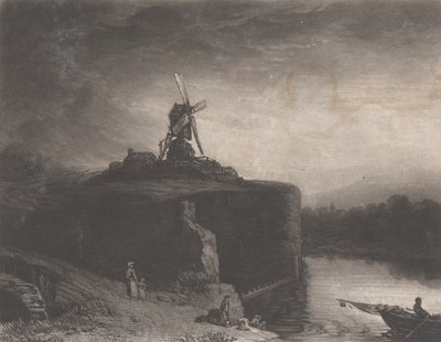 مطحنة رامبرانت ، 1823. بواسطة تشارلز تورنر