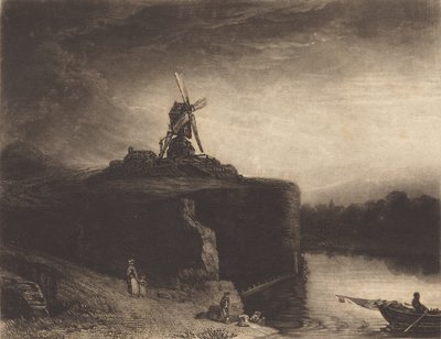 The Mill ، تم نشره عام 1823. بواسطة تشارلز تورنر