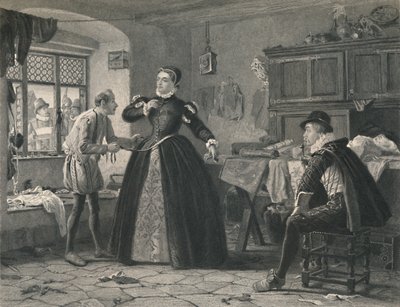خياط السيدة الملك هنري الرابع - الجزء الثاني ، c1870 بواسطة تشارلز دبليو شارب