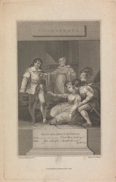 الكثير من اللغط ... Act IV، Sc. 1 بواسطة Charles Warren