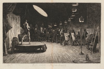 مدرسة لايف سكول رويال أكاديمي ، 1865. بواسطة تشارلز ويست كوب