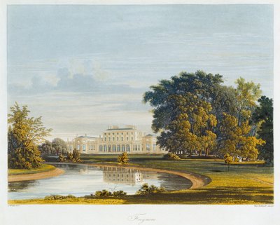 Frogmore ، من تاريخ المساكن الملكية ، منقوش بواسطة ويليام جيمس بينيت (1787-1844) ، بقلم ويليام هنري باين (1769-1843) ، 1819 بواسطة تشارلز وايلد
