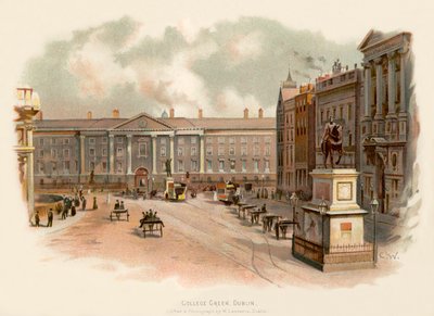 College Green ، دبلن بواسطة تشارلز ويلكنسون