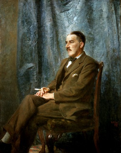 صورة لهوارد كارتر ، 1924 زيت على قماش بواسطة تشارلز ويليام كارتر