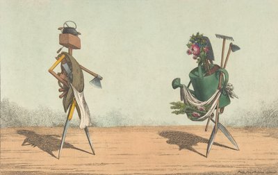 Implements الرسوم المتحركة ، رر. 1 ، مكرس للنجارين والبستانيين في بريطانيا العظمى ، 1811. بواسطة تشارلز ويليامز