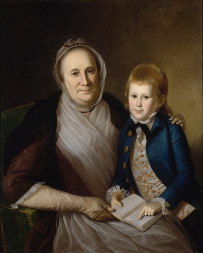 السيدة جيمس سميث و Grandson ، 1776. بواسطة تشارلز ويلسون بيل