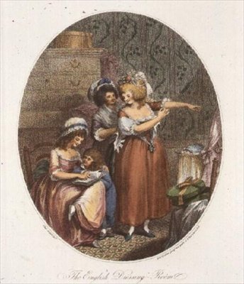 غرفة الملابس الإنجليزية ، نقشها PW Tomkins (1760-1840) (أكواتينت) (انظر أيضًا 64847 و 64848 و 64850) بواسطة تشارلز بعد أنسيل