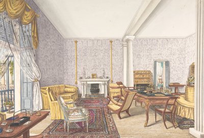 التصميم الداخلي ، كاليفورنيا. 1830. بواسطة شارل دي بروكثورف