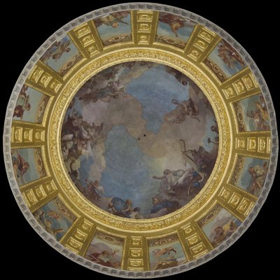 سانت لويس في المجد. 1702-1707 (فريسكو) بواسطة شارل دي لا فوس