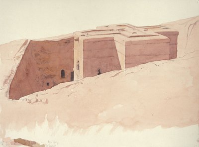 Giorgis I ، Lalibela ، إثيوبيا ، 1996 (مرحاض على ورق) بواسطة تشارلي ميلار