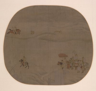 مطاردة الخريف ، ج. 1201-4. بواسطة تشن Juzhong