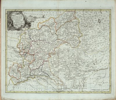 خريطة عامة لمحافظة قازان ، 1779. بواسطة تشيرنوى