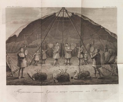 رسم توضيحي من رحلات الكابتن بيلينغز عبر تشوكوتكا ... بقلم جافريل ساريشيف ، 1811. بواسطة تشيسكي
