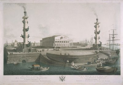 منظر لبصاق جزيرة فاسيليفسكي ، 1810 بواسطة شيسكي