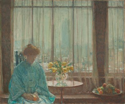 غرفة الإفطار ، صباح الشتاء بواسطة Childe Frederick Hassam