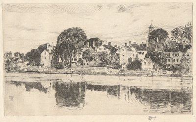 مداخن ، بورتسموث ، 1915 بواسطة تشايلد حسام