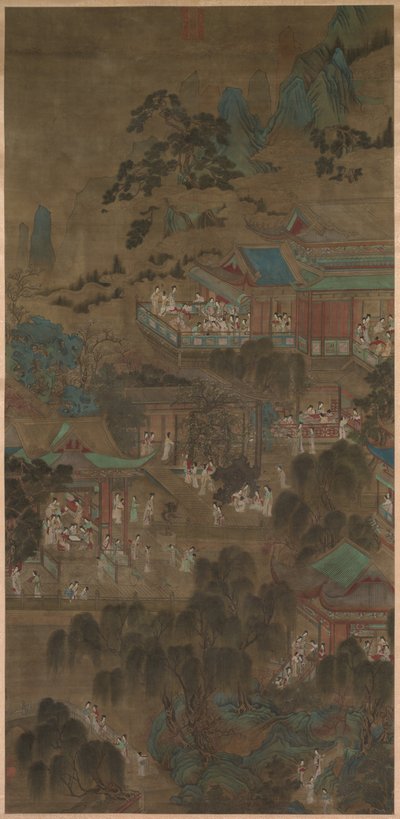 سيدات البلاط في القصر الإمبراطوري بواسطة China, Yuan dynasty