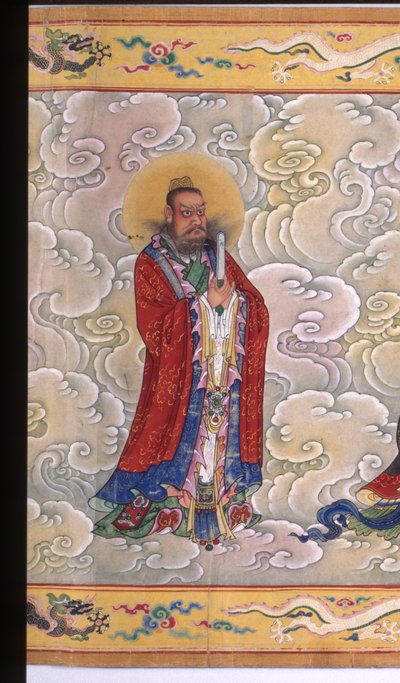 رسامة الإمبراطورة تشانغ ، 1493 (حبر ، لون ، ذهب على ورق) بواسطة المدرسة الصينية