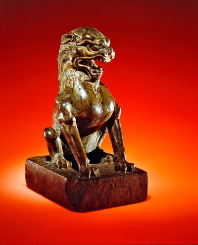 أسد جالس ، أسرة تانغ (618-906) (انظر أيضًا 394850) بواسطة المدرسة الصينية المدرسة الصينية