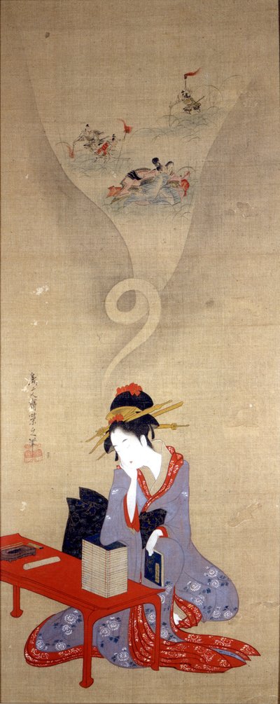 تفكير أويران ، عمل إيشي (1756-1815) ، جنوة ، متحف كيوسون. بواسطة تشوبونساي إيسي