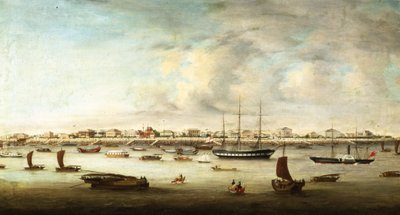 سفن الصيد الصينية ، شنغهاي ، c.1857 بواسطة تشاو كوا