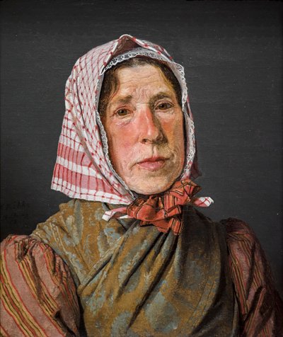 عجوز امرأة فلاحة بواسطة كريستين شيليروب كوبكي