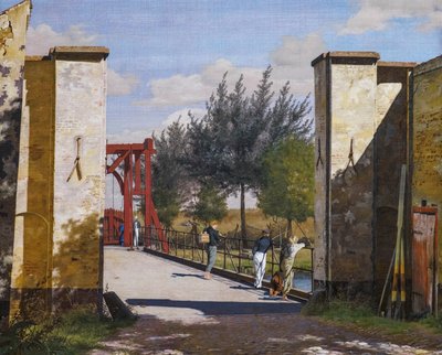 خارج البوابة الشمالية للقلعة بواسطة كريستين شيليروب كوبكي