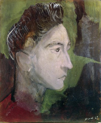 صورة جان كوكتو (1889-1963) 1927 (زيت على قماش) بواسطة كريستيان بيرارد