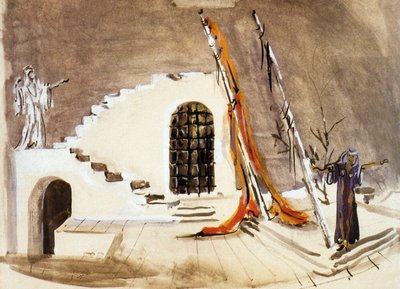 تم وضع تصميم لـ "Sodom and Gomorrah" ، بواسطة Jean Giraudoux بواسطة كريستيان بيرارد