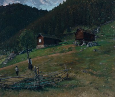 مسقط رأس فينجي ، Telemark بواسطة كريستيان إريكسن سكريدسفيغ