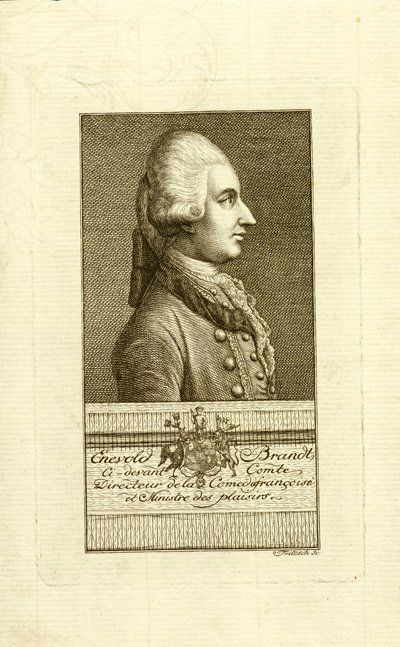 صورة الكونت إنفولد براندت 1738-1772 ، 1773. بواسطة كريستيان فريدريش فريتشش