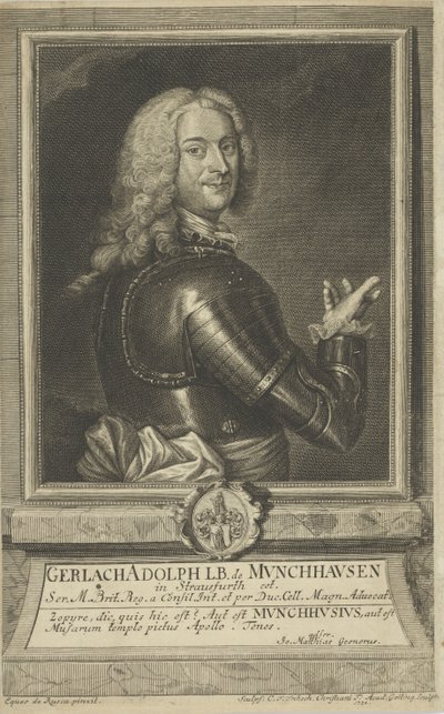 صورة لـ Gerlach Adolph von Munchausen 1688-1770 ، 1738. بواسطة كريستيان فريدريش فريتشش