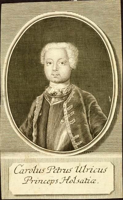 صورة للدوق كارل بيتر أولريش من هولشتاين جوتورب 1728-1762 ، 1734. بواسطة كريستيان فريدريش فريتشش