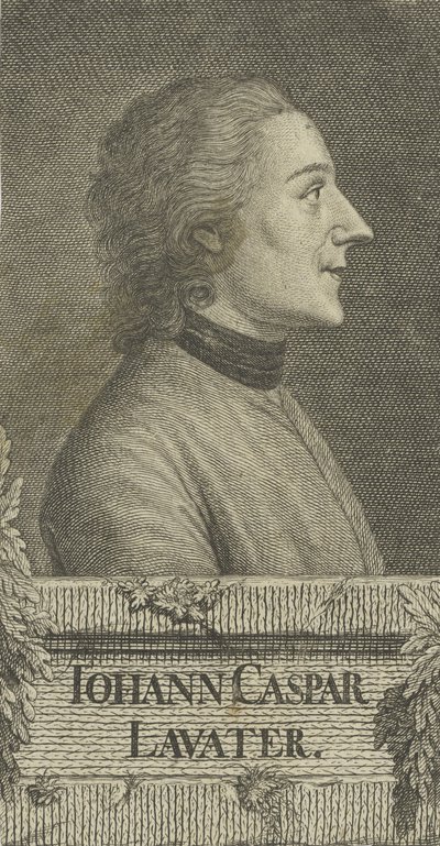 صورة للشاعر والفسيولوجي يوهان كاسبار لافاتير 1741-1801 ، 1773. بواسطة كريستيان فريدريش فريتشش