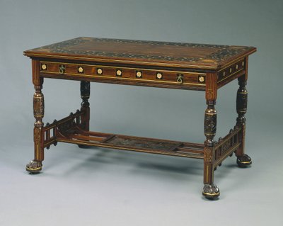 طاولة المركز ، حوالي 1875 بواسطة كريستيان هيرتر