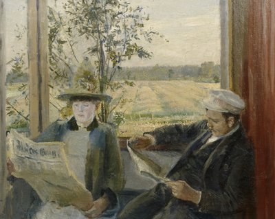 Oda Krohg يقرأ The World