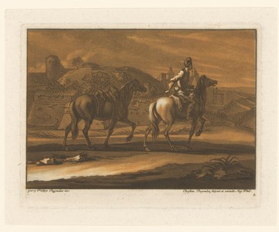 راكب يقود حصانًا الفرسان والخيول والمعارك (عنوان المسلسل) بواسطة كريستيان روجينداس