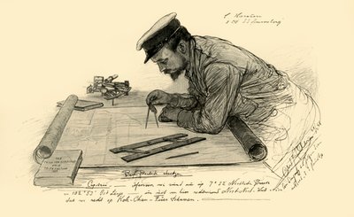 هانسن ، الضابط الأول في Knivsberg ، 1898. بواسطة كريستيان فيلهلم أليرز