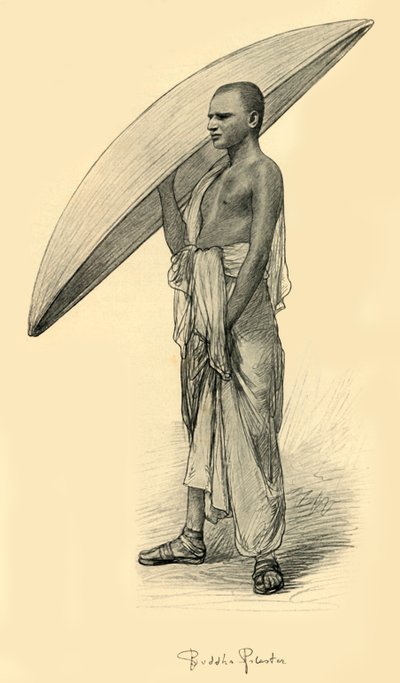 بوذي ، سيلان ، 1898. بواسطة كريستيان فيلهلم أليرز